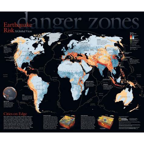 Danger Zones, Earthquake Risk, a Global View - Published 2006 | Stanfords