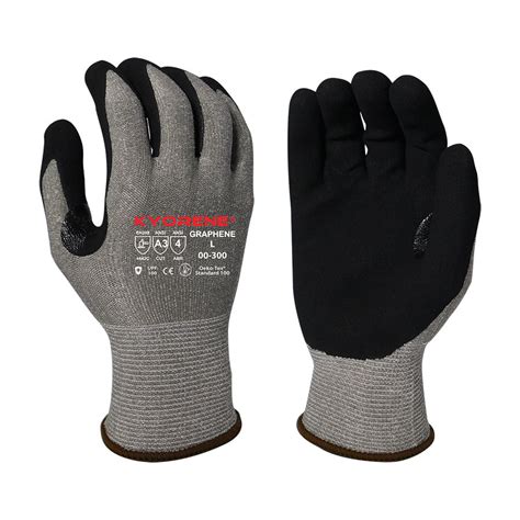 Tenet Solutions Kyorene Graphene Cut Resistant Gloves W Hct Micro Foam Nitrile Palm Coating