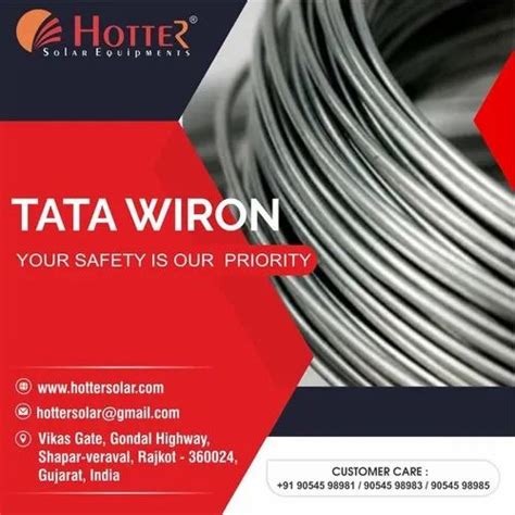 Gi Galvanised Tata Wiron Fencing Wire Material Grade Premium Size