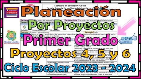 Planeación Por Proyectos Del Primer Grado De Primaria Del Mes De Septiembre Del Ciclo Escolar