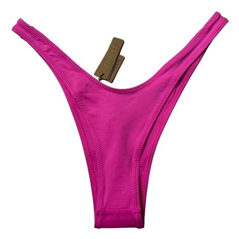 SKIMS Swim Skims Swim Micro Tanga Bikini Bottom Taffy Medium Poshmark