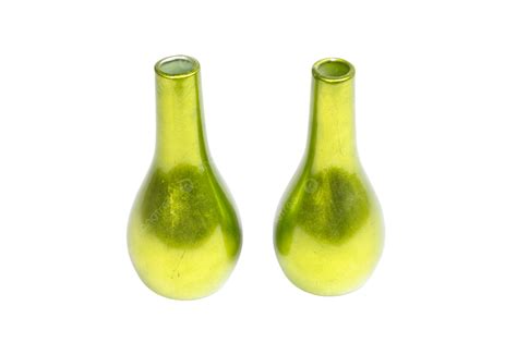 Green Vases Isolated Vase Isolated Metal Colorfully Double Brass Png