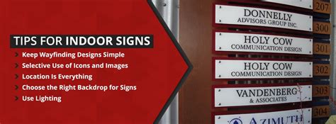 Indoor Directional Signage for Efficient Visitor Flow | SpeedPro