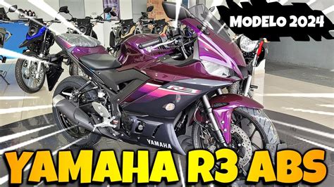 Nova Yamaha R3 ABS 2024 Phantom Purple Conheçam DETALHES e o PREÇO