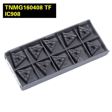 10Pcs TNMG160408 TF IC908 IC907 Internal Turning Tools Carbide