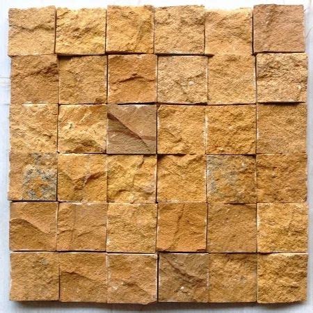 Jaisalmer Yellow Sandstone Wall Cladding Mosaic Tile At Rs 130 Square