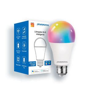 L Mpada Inteligente Led Rgb Novadigital Wi Fi Dimeriz Vel Leroy Merlin