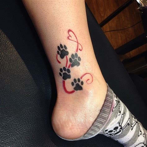 20 Amazing Paw Print Tattoos With Deep Connection Tattooswin