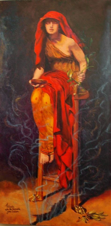 Priestess Of Delphi After The Honorable John Collier In 2020