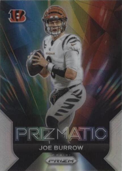 Panini Prizm Prizmatic Silver Prizm Joe Burrow For Sale