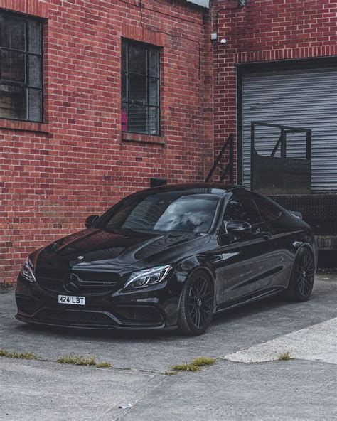 Black Mercedes C63s Amg For Outdoor Adventures