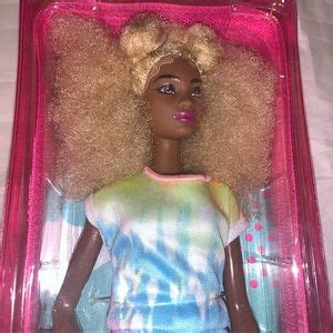 Mattel Toys Mattel Barbie Fashionistas Tall Doll African American Blonde Afro Puffs Nib