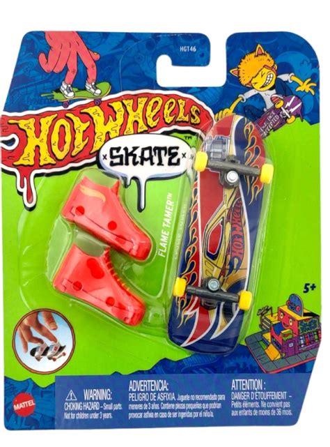 Set Hot Wheels Skate Flame Tamer Challenge Accepted Fingerboard Hng
