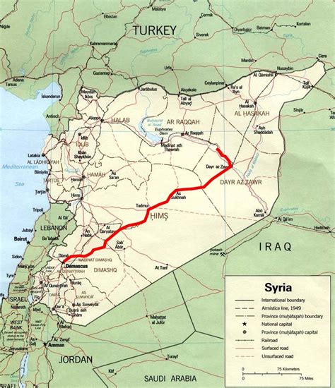 Map Desert To The Euphrates Travellingtwo Bicycle Touring Around