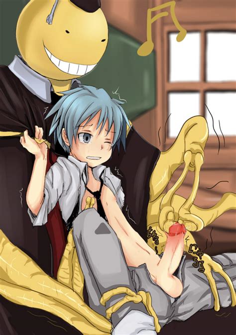 Rule 34 Alien Assassination Classroom Clothing Duo Gay Hijinzou Human Koro Sensei Male Male