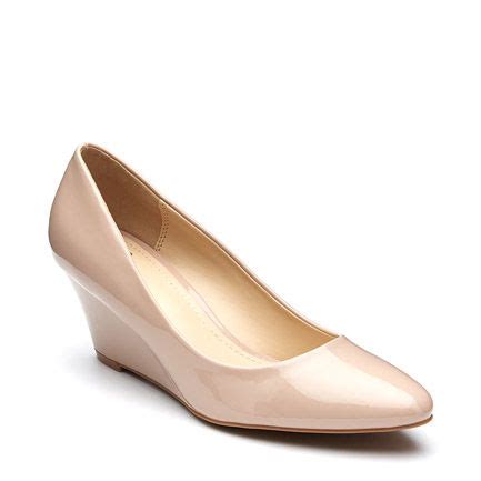 Bounty Nude Patent Wedge Heels Buy Women S Heels Online Novo Shoes Nz