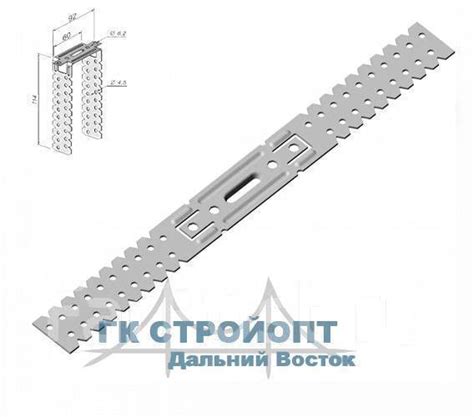 Прямой подвес для профилей ГКЛ 60х27 0,6мм, в наличии. Цена: 9₽ во ...