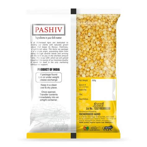 PASHIV (UNPOLISHED) TOOR DAL / ARHAR DAL | PACK OF 4 (500GMS*4) - 2KGS ... 