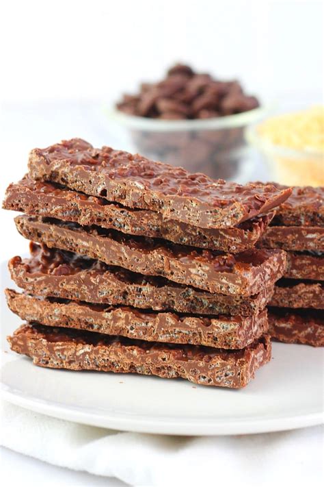 Homemade Chocolate Crunch Bars • Now Cook This!