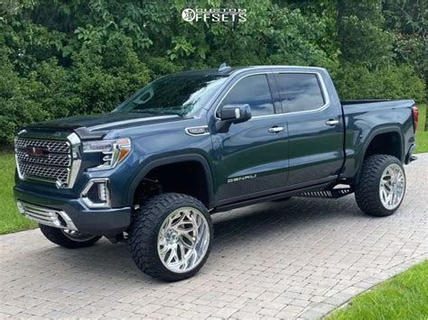 2020 Gmc Sierra 1500 With 24x14 76 Kg1 Forged Vortex And 35135r24 Fury Offroad Country Hunter