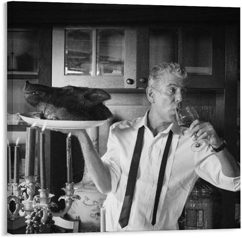 Amazon Anthony Bourdain Black And White Handsome Domineering Art