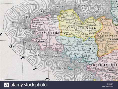 Map Of France Showing Brittany And Normandy United States Map