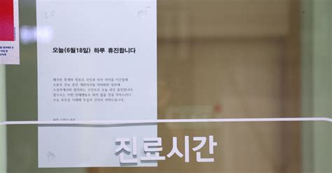 동네병원 149 휴진 정부 개원의에 업무개시명령