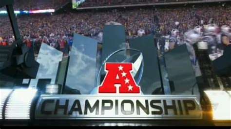 2014 Afc Championship Colts Vs Patriots Cbs Intro Youtube