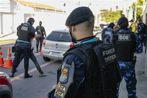 Brazilian Military Polices Tactical Force Officers In Operation To