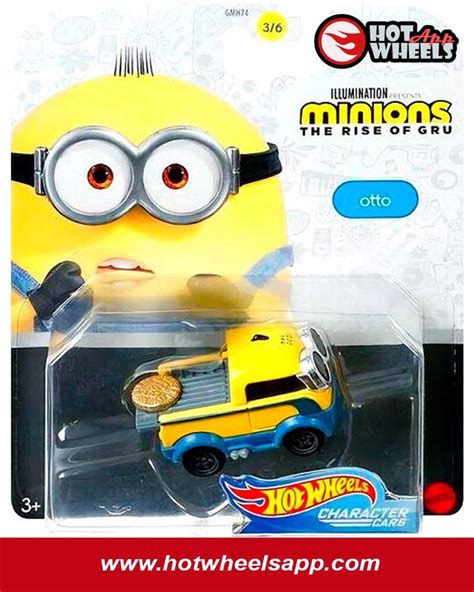 Character Cars Minions The Rise Of Gru Hot Wheels Hot Wheels Minions Hot Wheels Toys