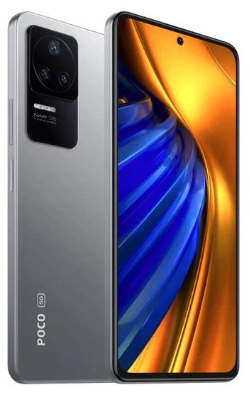 Смартфон Xiaomi POCO F4 8/256 ГБ Global, Dual nano SIM, лунное серебро ...
