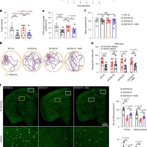 IF Alters The Composition Of Gut Microbiota In 5XFAD Mice A PCA Of