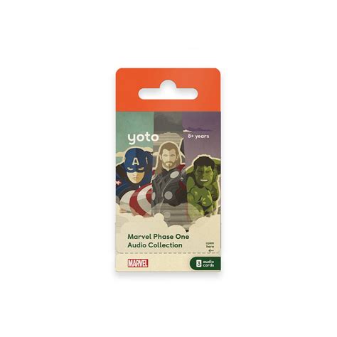 Yoto Card Multipack Marvel Audio Collection Phase 1 Natural Baby