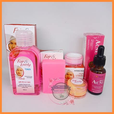 Jual Bb Paket Fair Lovely In Plus Serum Whitening Soap Multi