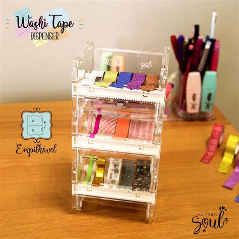 Suporte Porta Washi Tape Empilhável BRW Fancy Goods