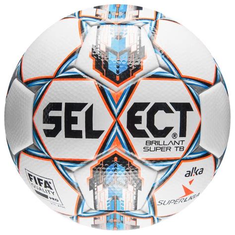 Select Fußball Brillant Super TB Alka Superliga Weiß Blau