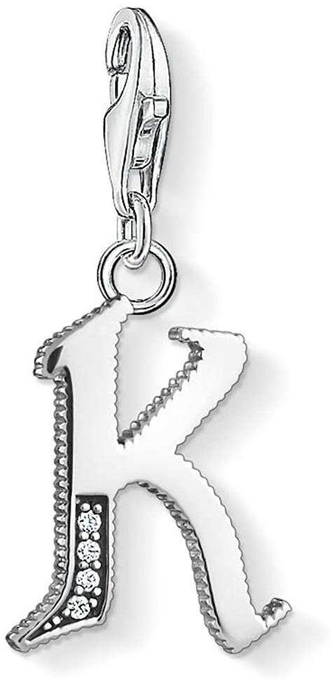 Thomas Sabo Damen Charm Anh Nger J Buchstabe Charm Club Sterling