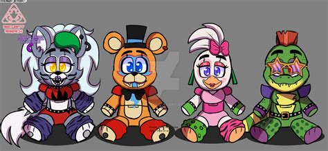 Fnaf Sb Plushies Fnaf Au By Oakiebun On Deviantart