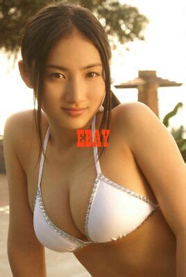 Hot Japanese SAAYA IRIE Photo BUSTY ASIAN Bikini BARE BELLY Sexy RARE
