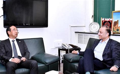 The Ambassador Of Japan To Pakistan Mitsuhiro Wada Called On The