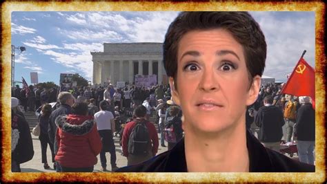 Rachel Maddow Mocks Anti War Rally Youtube