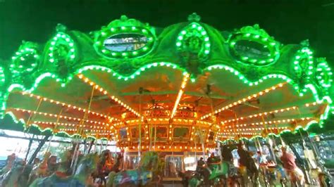 Kennywood Carousel Halloween Lights September 3 2023 Youtube