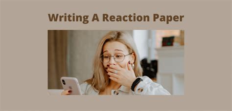 How To Write A Reaction Paper With Examples Tutorsploit