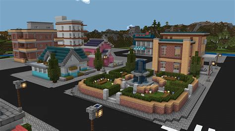 How To Build Town By Cyclone Minecraft Marketplace Map Minecraft