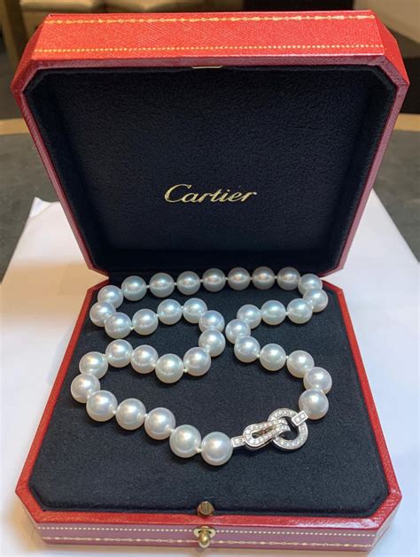 Exceptional Cartier South Sea Pearls Necklace At 1stdibs Cartier Pearl Necklace Cartier