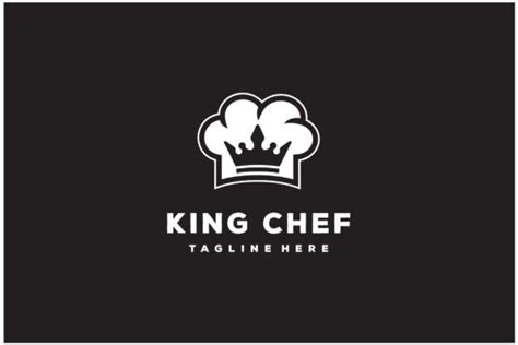 Chef Hat With Crown King Restaurant Logo Graphic By Sore88 · Creative Fabrica