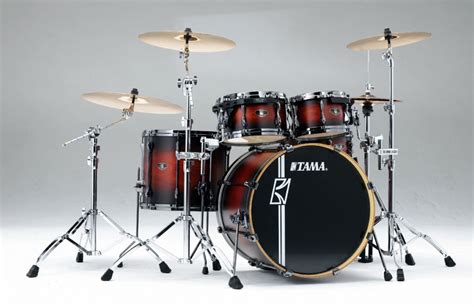 Tama Sl52hxzb5s Superstar Custom Hyperdrive 5 Piece Kit Satin Cherry