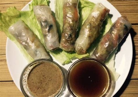 Rollitos Vietnamitas Dos Salsas Receta De Veganadas Cookpad