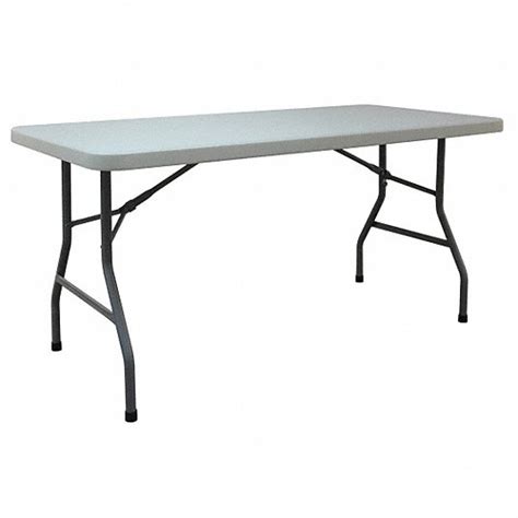 Rectangle Table Shape, White Tabletop, Folding Table - 4GE25|4GE25 ...