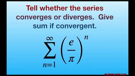 Tell Whether Power Series Converges Or Diverges If Converges Give Sum